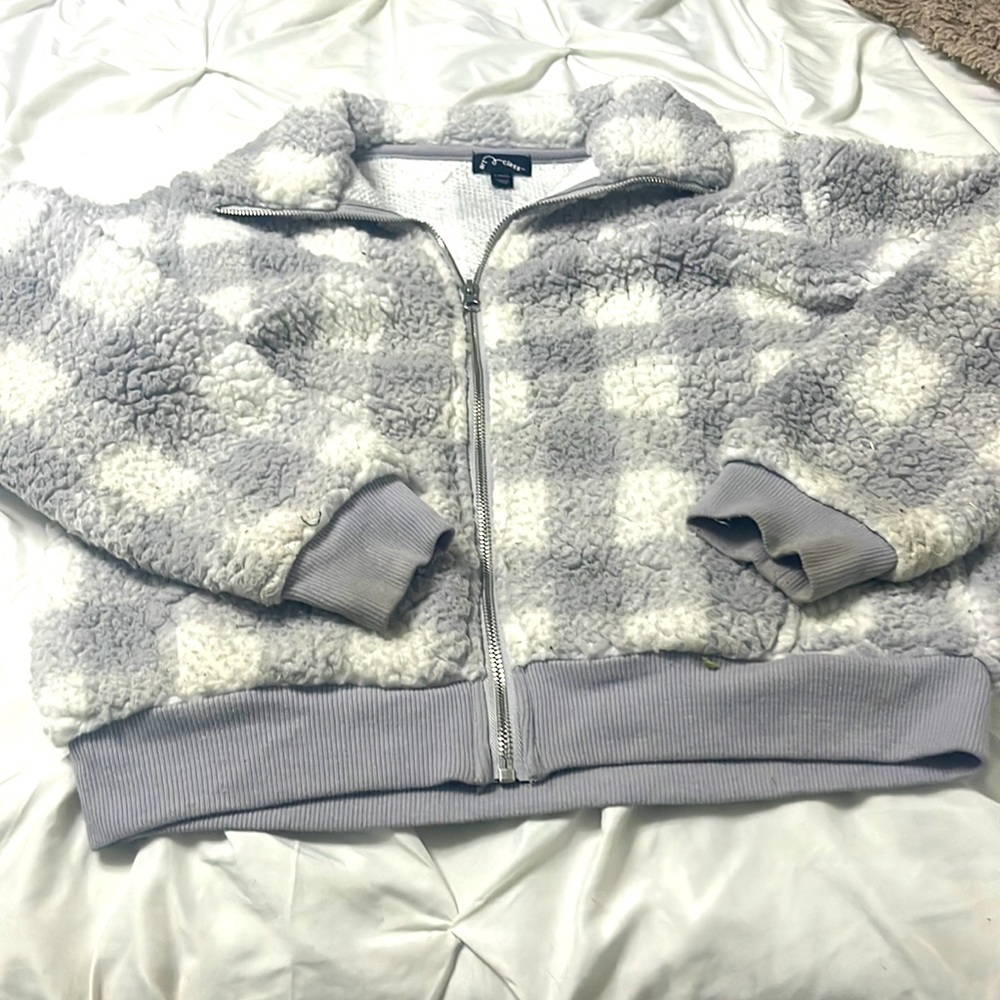 Plaid sweater